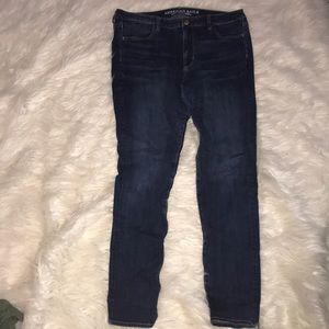 Dark denim American eagle jeans